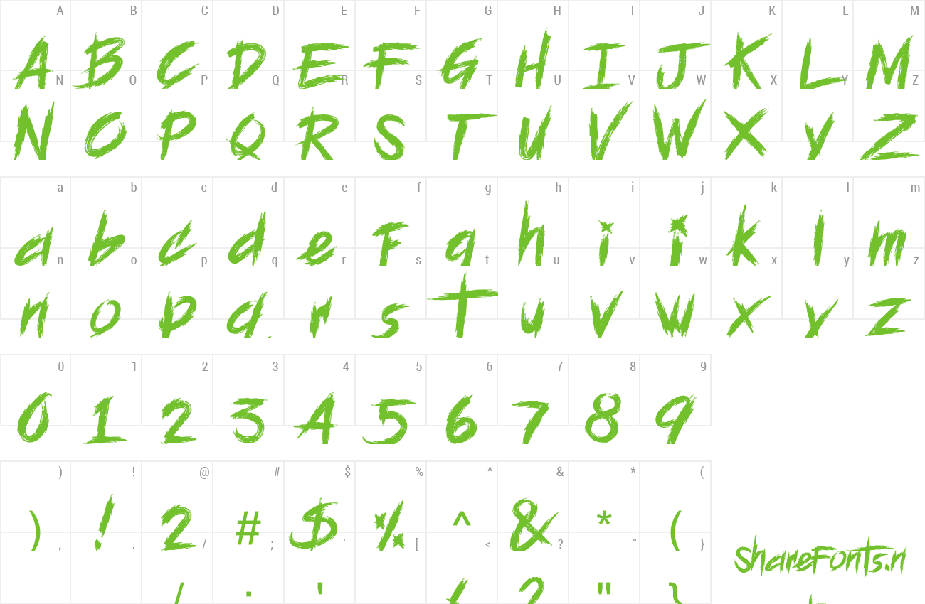 Font Blood Seeker preview